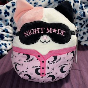Katsla Night Mode Cat 8” Squishmallow